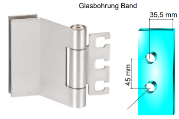 Glastürbänder Objekt GTB 85
